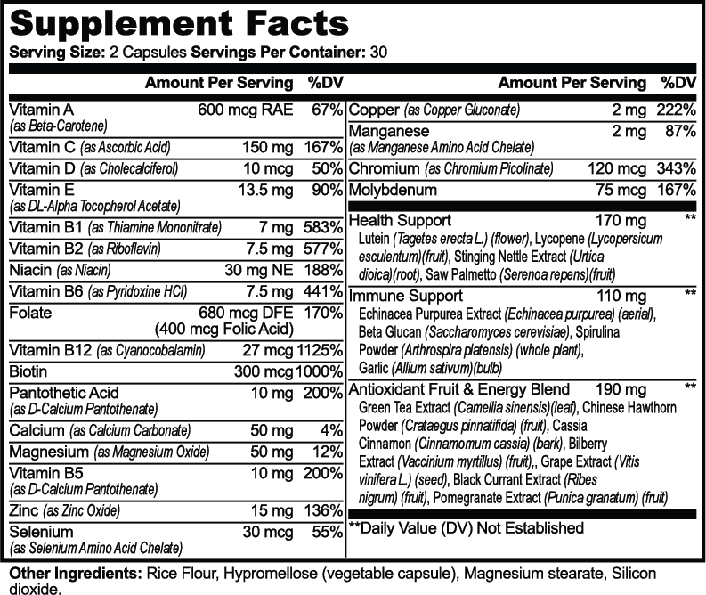 Complete Performance Multivitamin